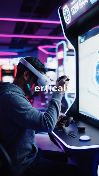 VRゲームを楽しむ男性