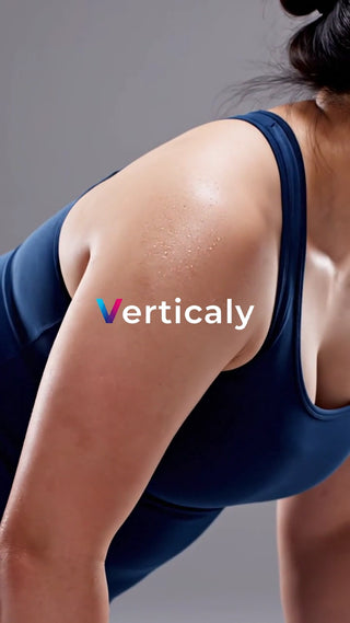 ワークアウト、汗ばむ肩