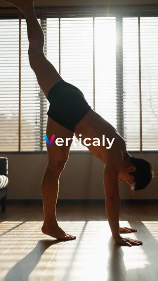 片足立ちのヨガポーズ