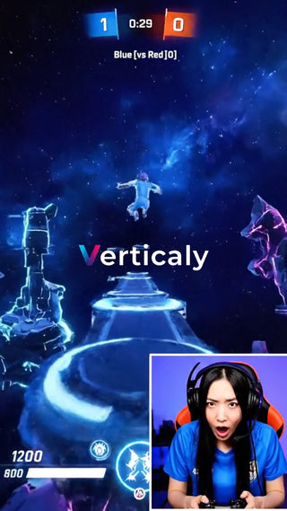 ゲーム実況、興奮する女性