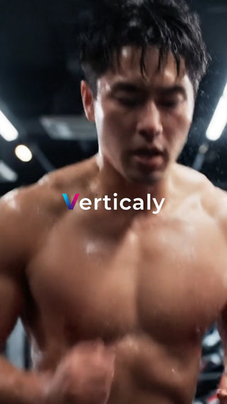 鍛える男、汗と筋肉