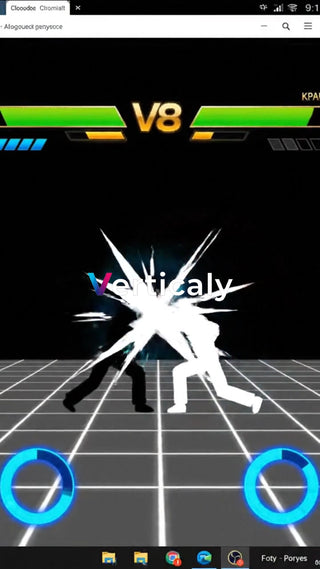 激しい戦闘シーン、V8バトル