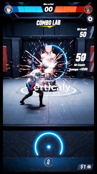 激しいコンボ、バトルシーン