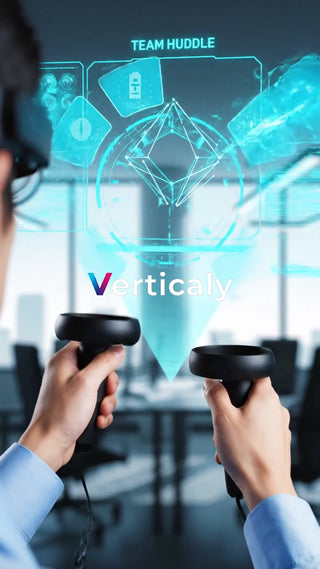 VR空間でチーム会議