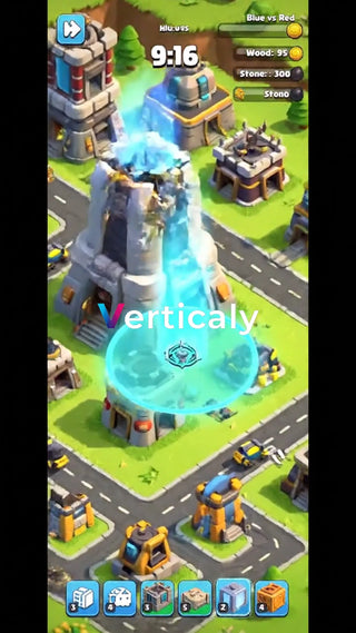 ゲーム画面、戦略バトル