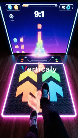 ダンスゲーム、熱中する姿