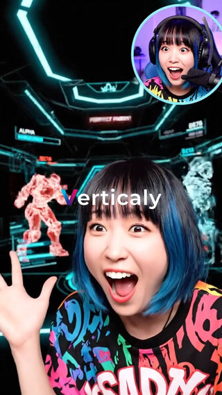 ゲーム実況、驚きの表情