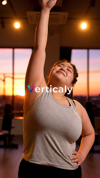 運動する女性の姿