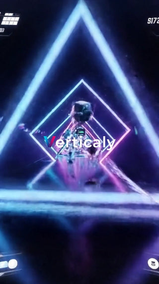 ネオン輝く近未来都市