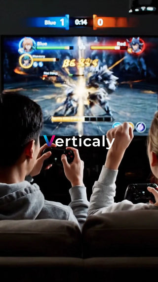 ゲームに興じる二人