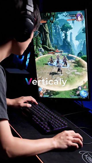 ゲームプレイ、集中する横顔