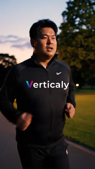 夕暮れランニング、健康的な姿