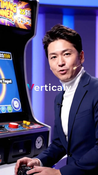 ゲームに興じる男性