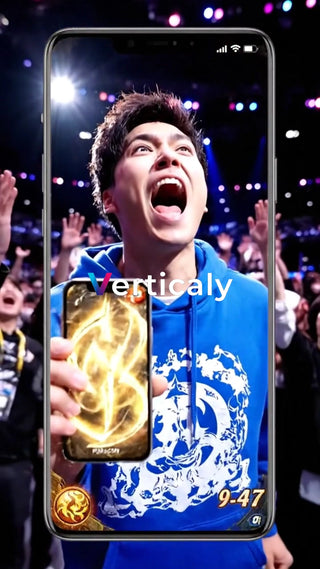 歓喜の瞬間、スマホ越しの熱狂