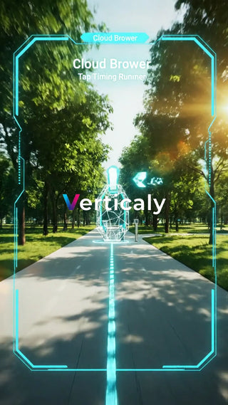 未来都市を走る、垂直移動