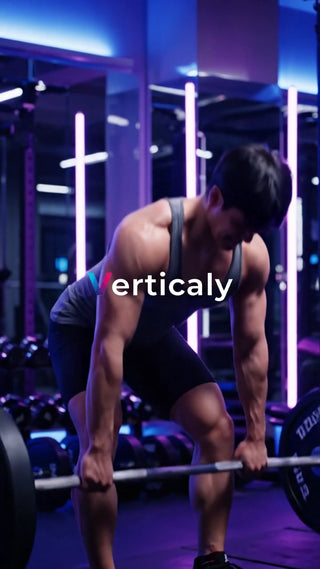 バーベルを持ち上げる男性