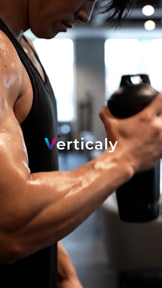 力強くシェイカーを持つ