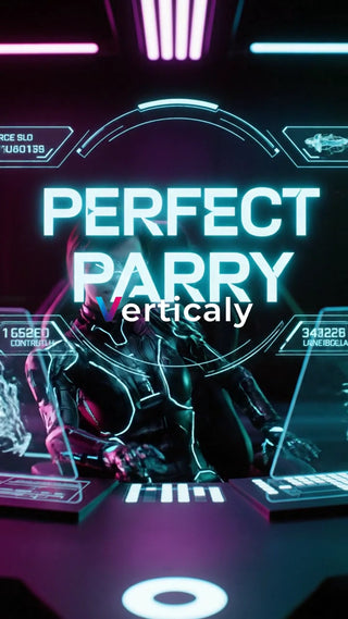 未来都市で作業する女性