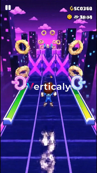 未来都市を駆け抜ける