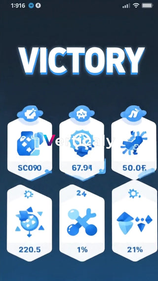 勝利を祝う、ゲーム画面