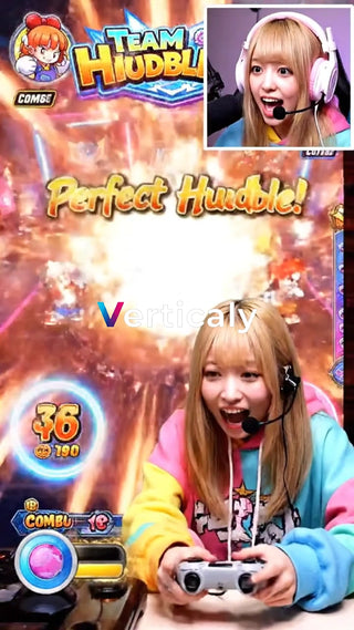 ゲーム実況、完璧なコンボ!