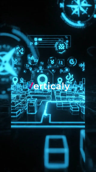 未来都市を縦に走る