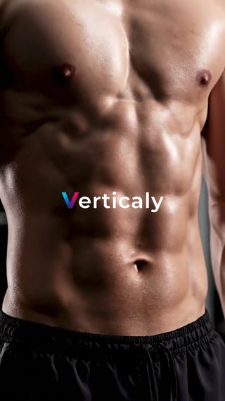 鍛えられた肉体、輝く