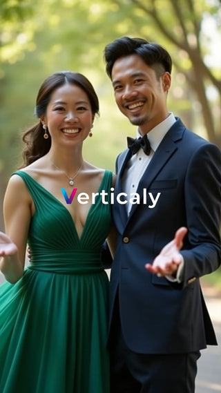 笑顔のカップル、屋外デート