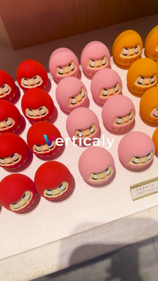 Colorful Daruma dolls tell your fortune