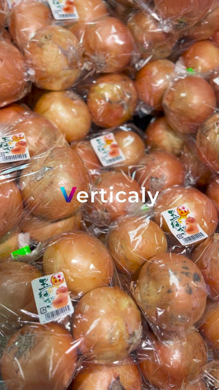 玉ねぎの山、新鮮野菜