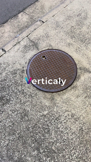 マンホール、都会の風景