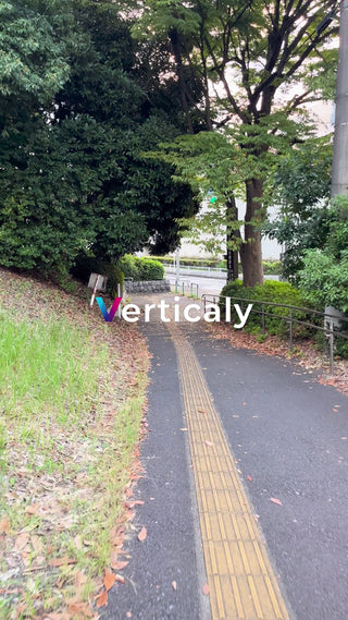歩道橋のある風景
