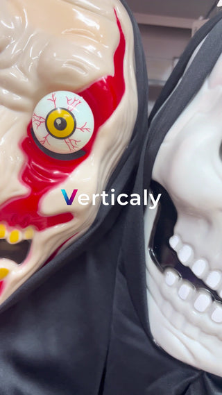 ハロウィンマスク、不気味な表情