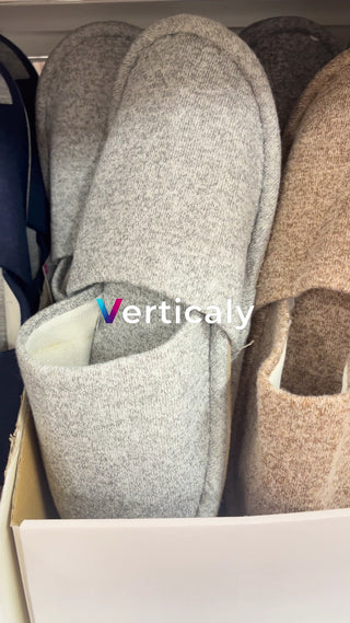 Line up the slippers