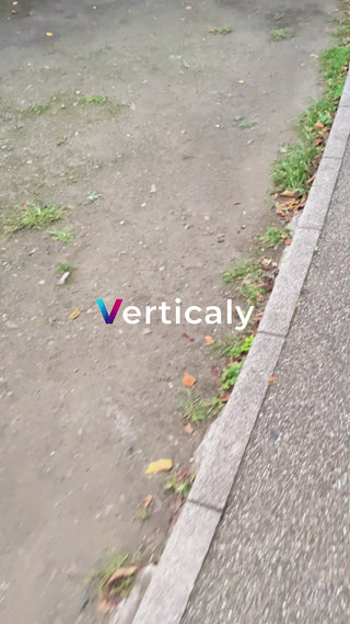 雨上がりの公園、散歩道