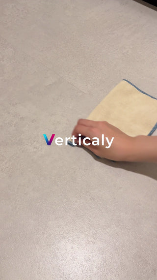 Wipe the floor with gloves