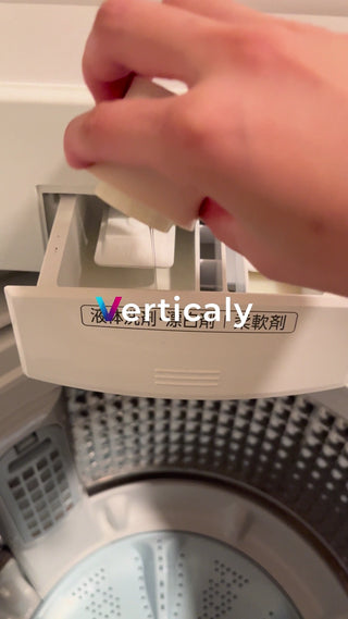 Pour detergent into the washing machine