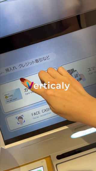 カード決済、タッチ操作