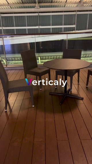 Cafe terrace seating