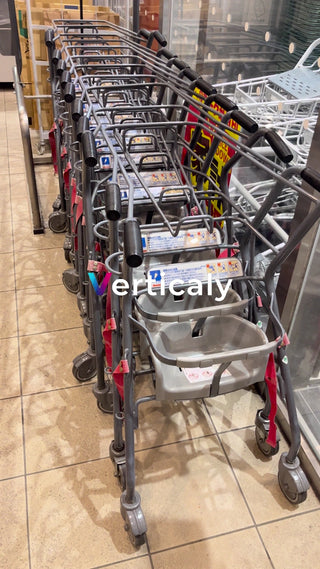 ずらりと並んだカート