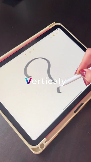 手書きの疑問符、iPadで描く