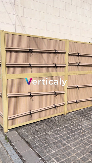 竹垣越しに見る風景