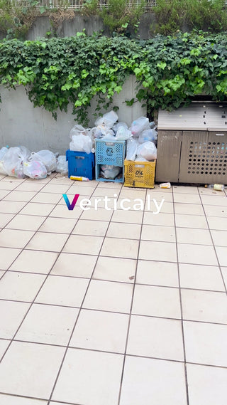 ゴミ捨て場の風景