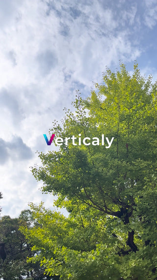 新緑の木々と青空