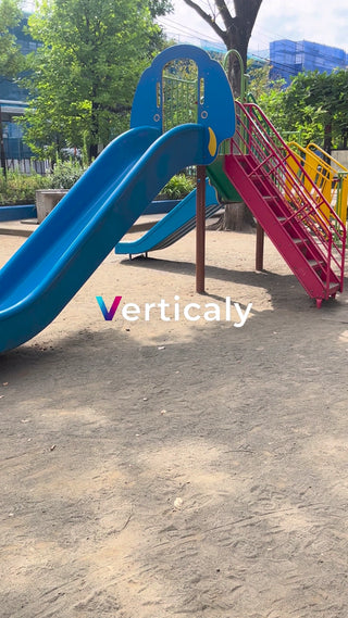 slide playground equipment in the park