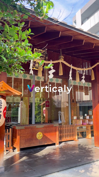 日本の神社の風景