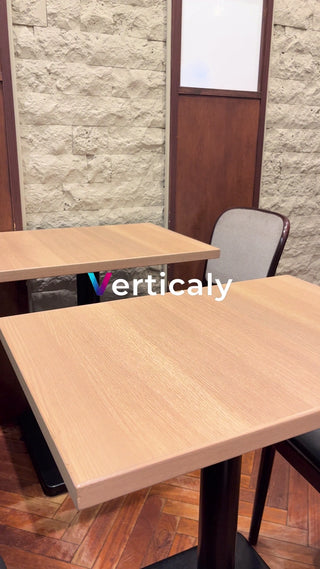 Cafe table, wooden texture