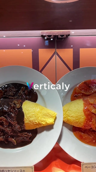 オムライス、2種類を堪能