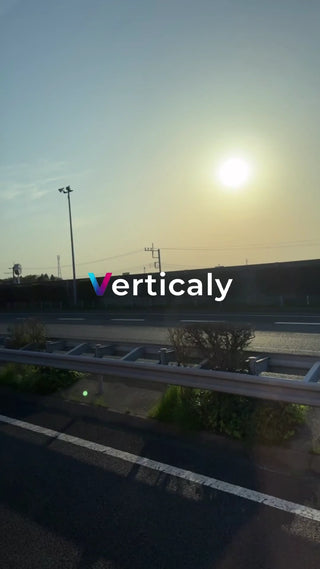 夕焼け高速道路