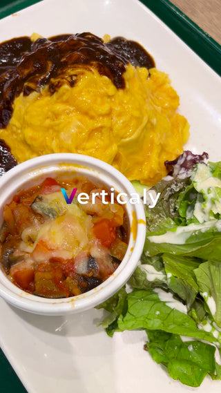 オムライスとラタトゥイユ